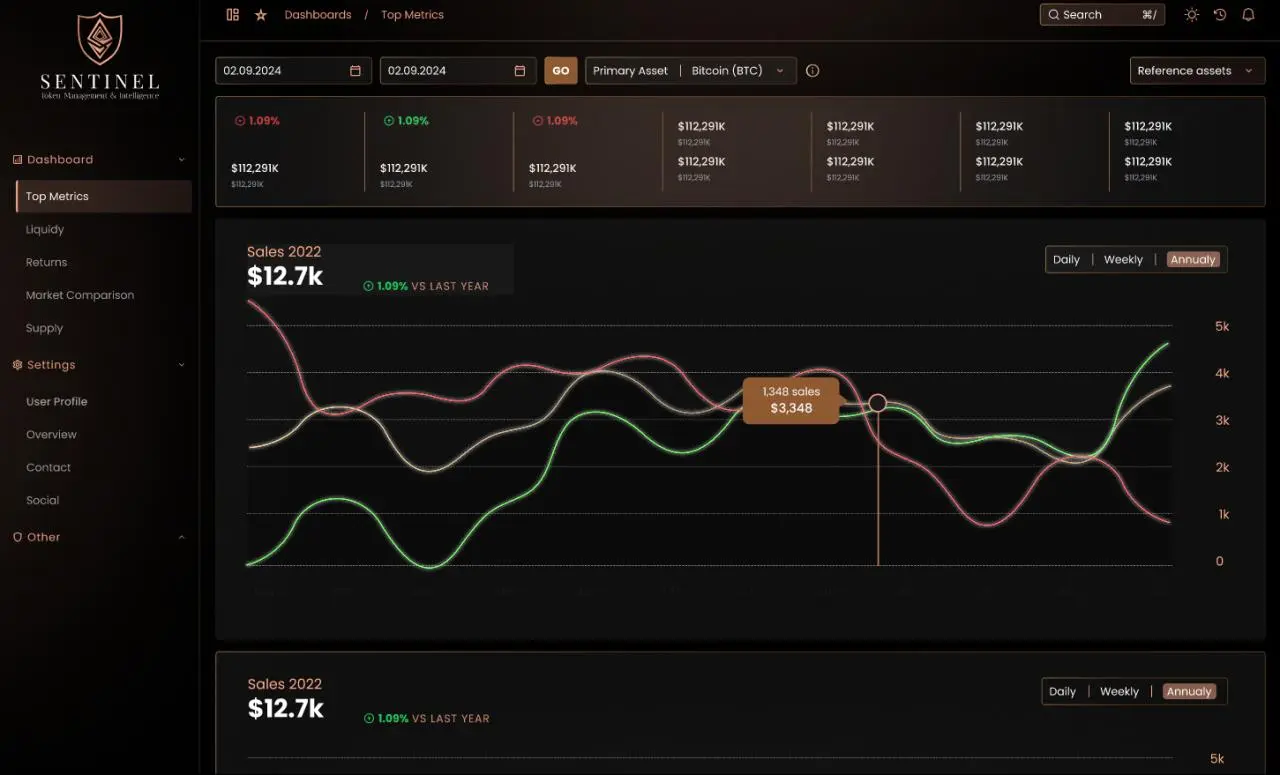 Sentinel Markets Analytics banner